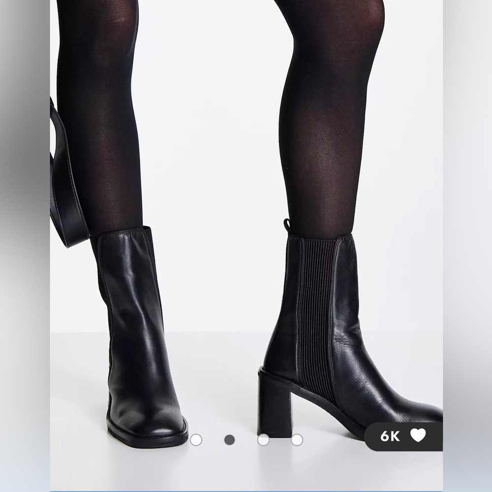 ASOS super cute pull on black boots! Brand new only tried on in home. UK 9=US 11